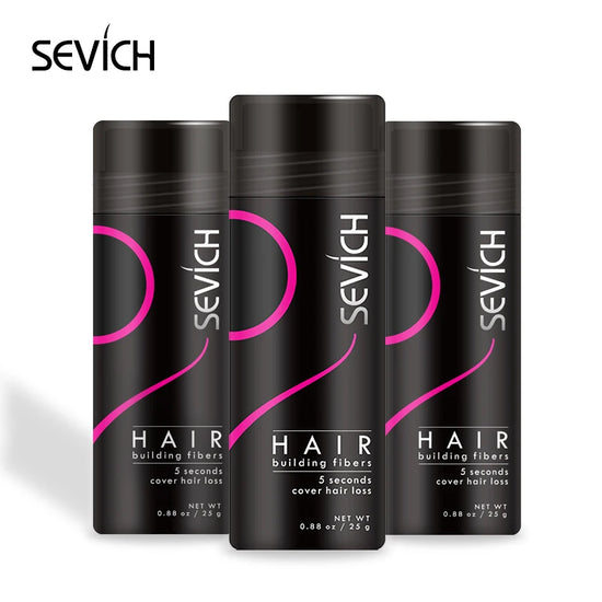 Sevich Hair Building Fiber Applicator Spray Instant Salon Hair Treatment Keratin Powders Hair Regrowth Fiber Thickening 10 Color