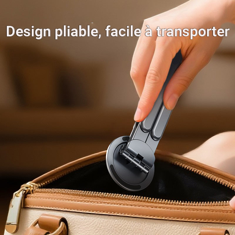 Support 3-en-1 Universel – Téléphone, Tablette & Ordinateur Portable | Aluminium Réglable